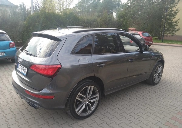 Audi SQ5 cena 110700 przebieg: 120000, rok produkcji 2015 z Józefów małe 106